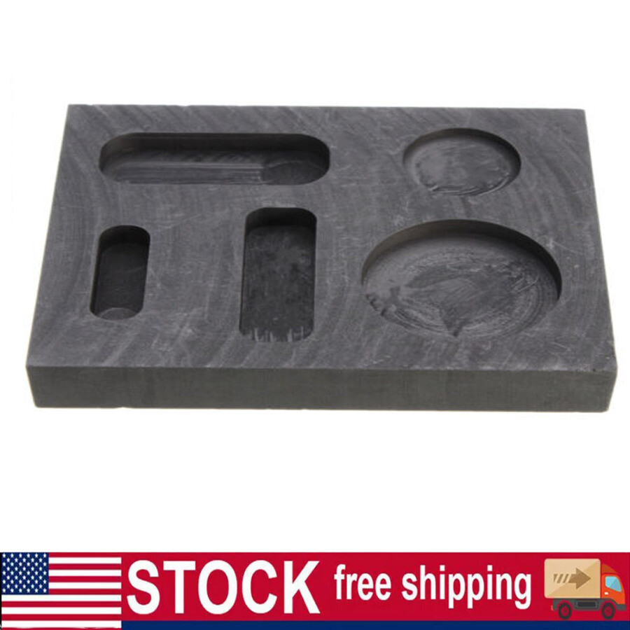 Gold Silver Graphite Ingot Mold Crucible For Melting Casting Refining