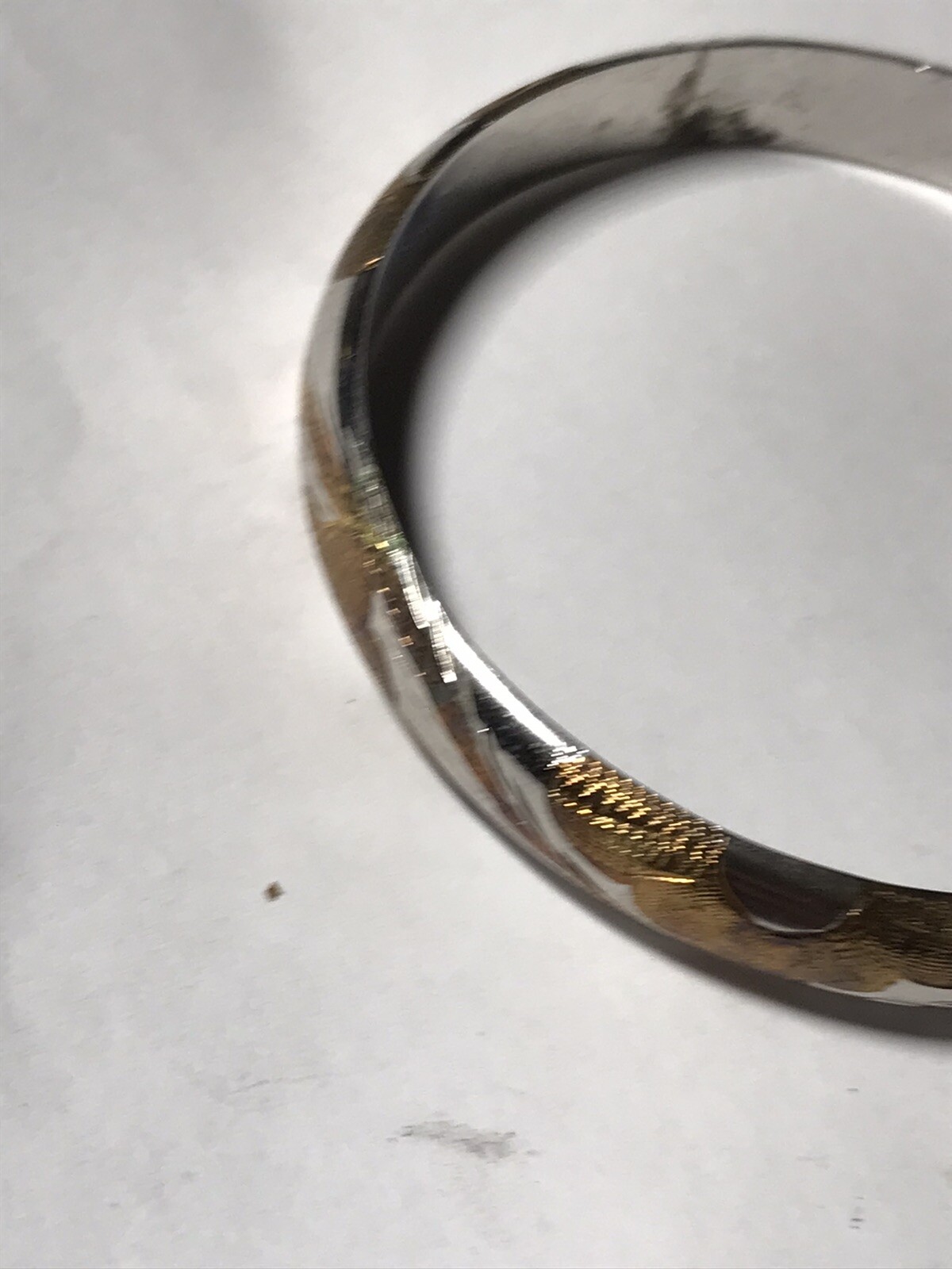 Kids victorian Sterling silver bangle Jewelry With Safety Chain 2.5”