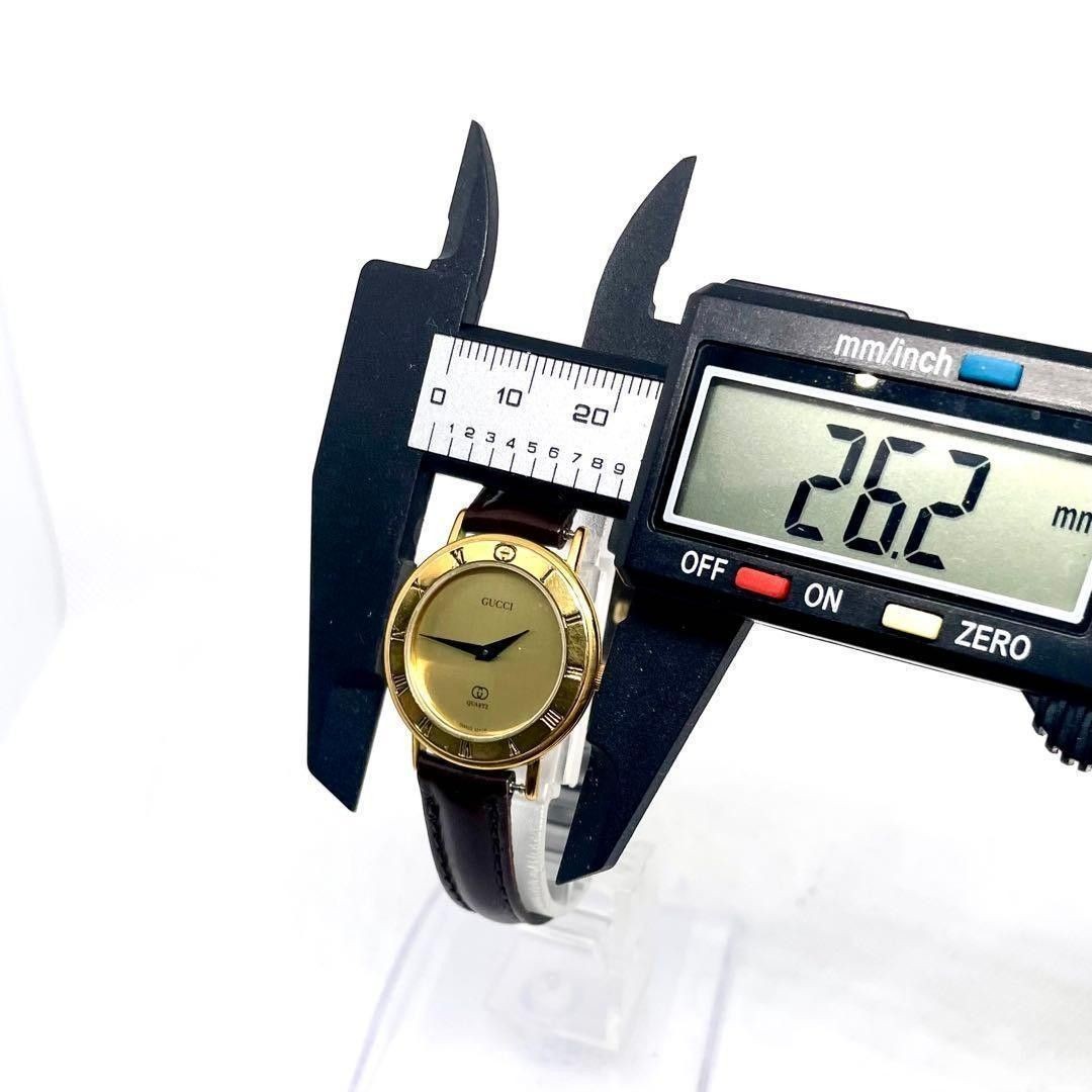 OLD GUCCI 3001L Gucci Ladies Wristwatch Quartz Operational Gold Dial