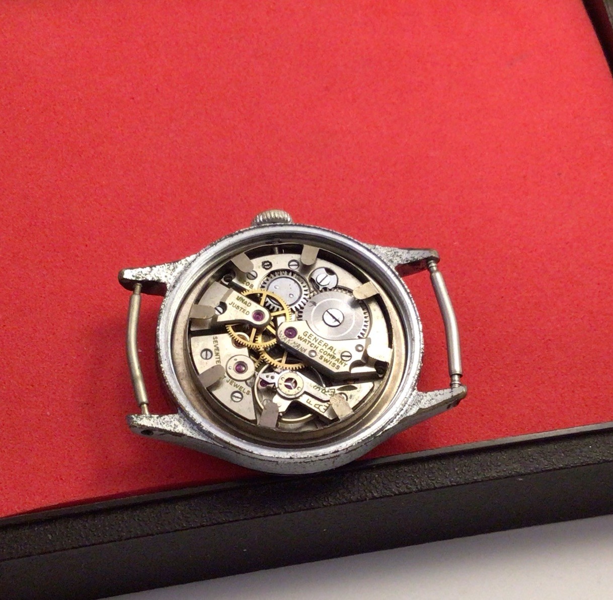 Vintage HELVETIA/GENERAL WATCH CO, Cal. 820B, 17J, Ref. 3190 2, Ca.1940s,Working