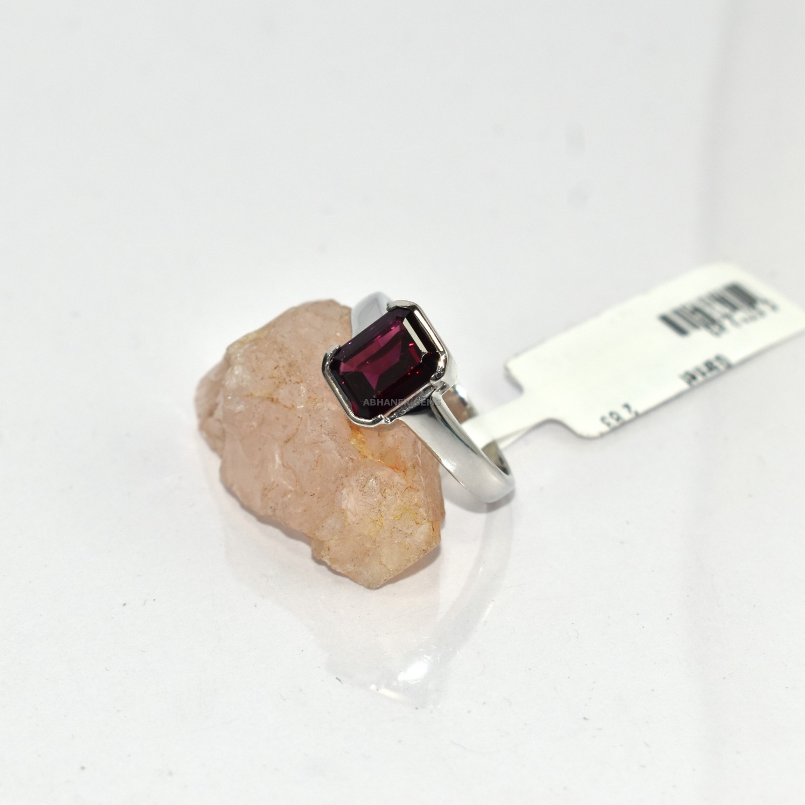 Gorgeous Garnet 925 Sterling Silver Ring Innovative Classic Handmade Jewelry