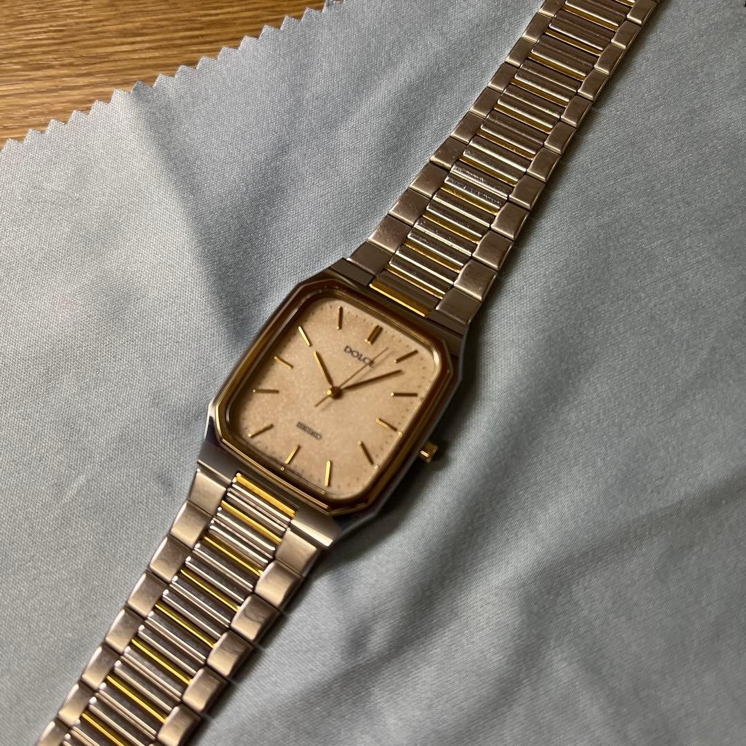 SEIKO DOLCE 8N41-5140 Tungsten Genuine Bracelet Working