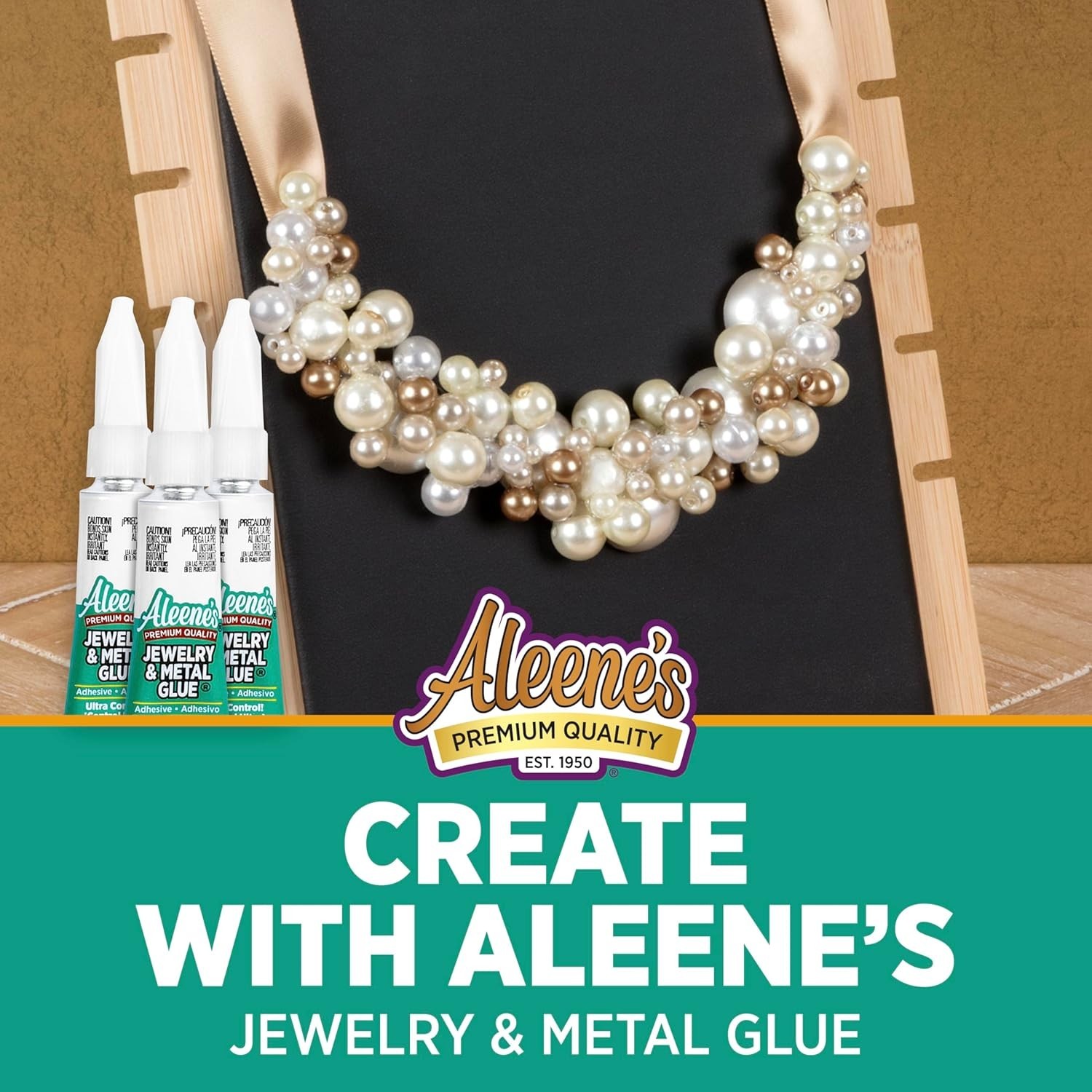 0.1oz Aleene’s Jewelry & Metal Glue – No-Run Formula, Ideal for Crafts & Repairs