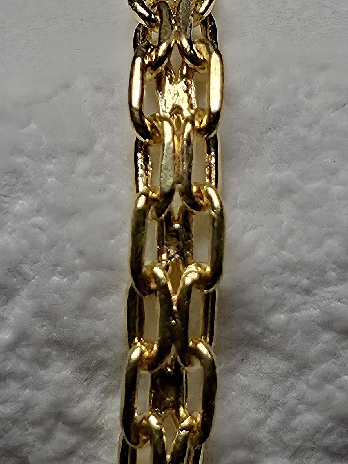 Solid 10k Yellow Gold 1.6mm Bizmark Dainty Bracelet 7.5 Inches