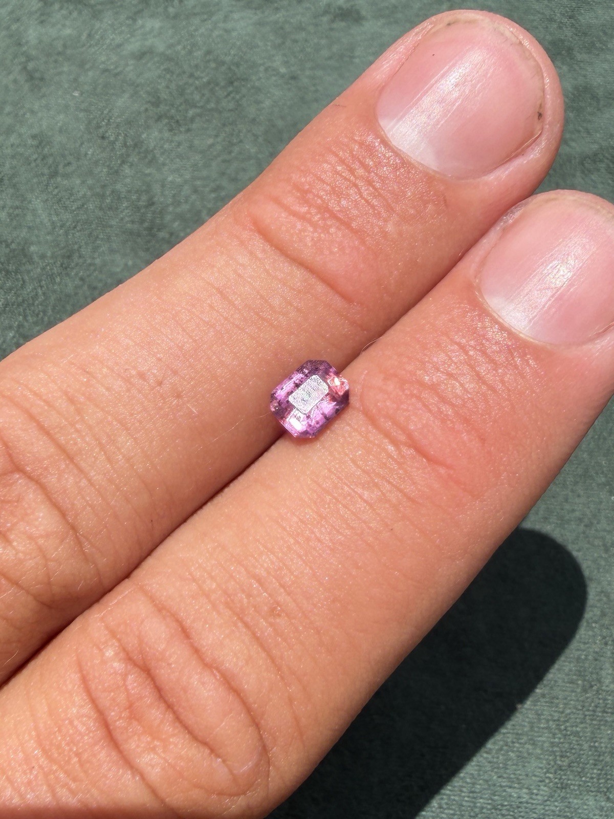 0.96 ct Octagon Ruby | 5.7 × 4.7 × 3.3 mm
