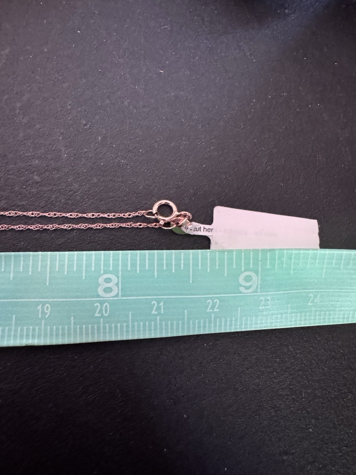 Ross-Simons 18k Rose Gold Natural Purple Amethyst Pendant Necklace 18in Rope