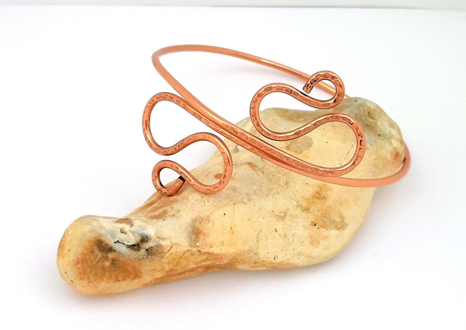 Pure copper adjustable armlet bracelet ,handmade,free UK delivery ,birthday gift