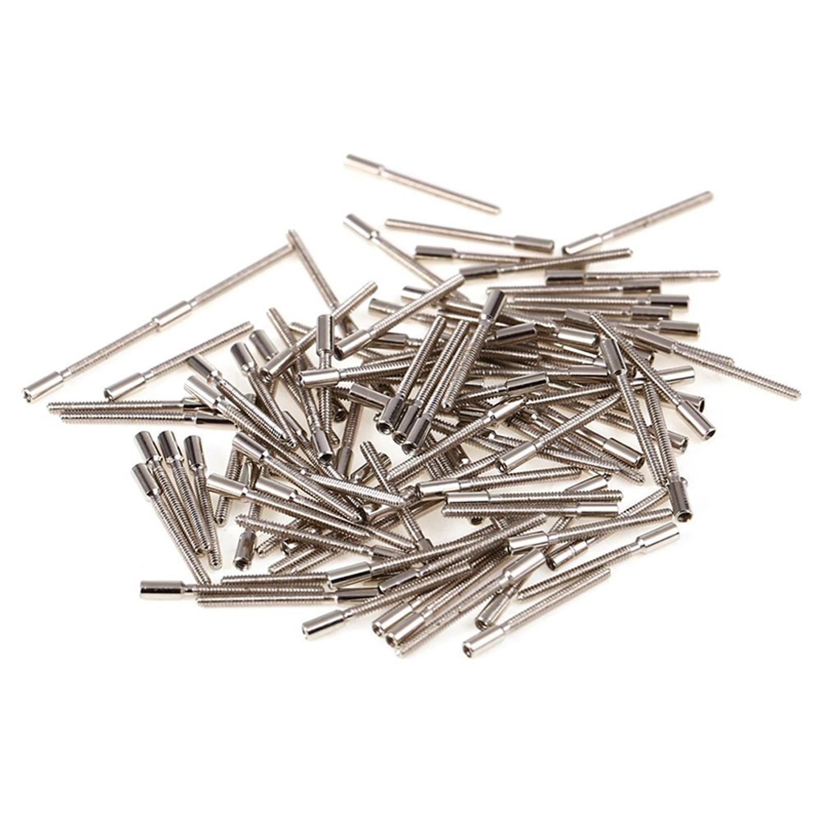 100x 0.9mm Assorted Stainless Steel Watch Winding Stem Stick Extensions Extender
