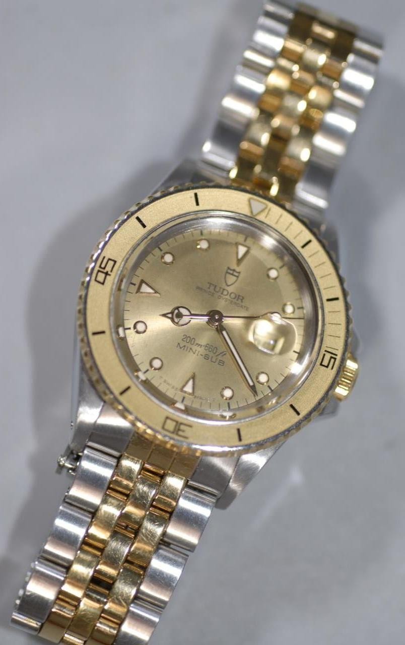 Rolex Tudor Prince OysterDate Mini-Sub Submariner Diver Watch 73091 Nice Ex++!