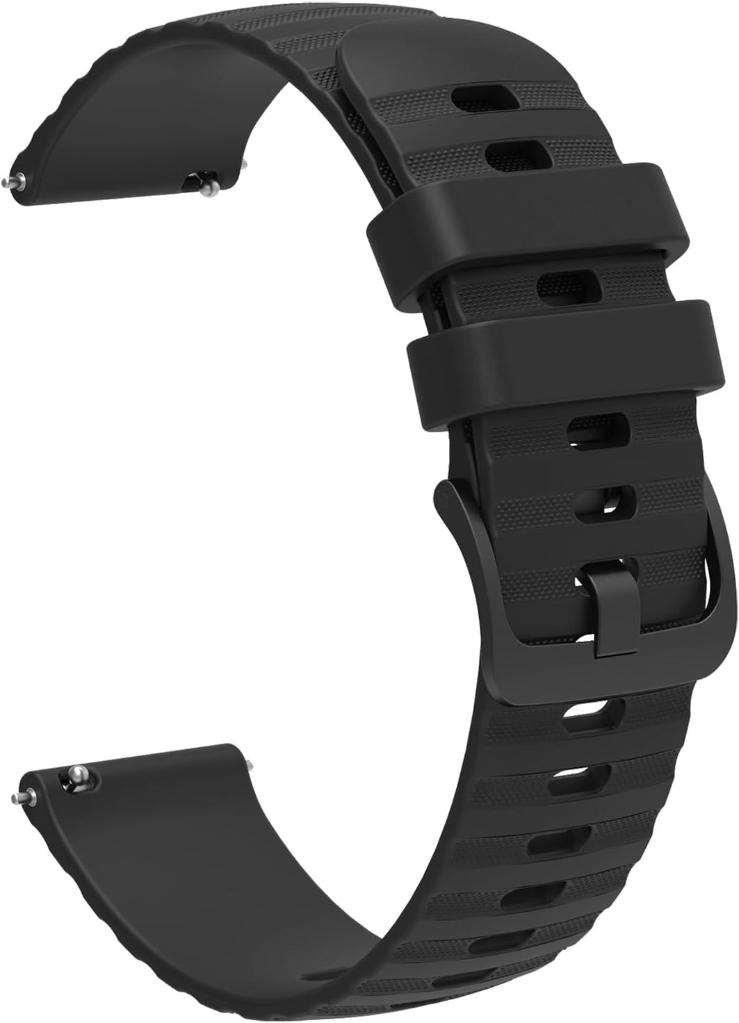 Stylish 18mm Silicone Wristband Compatible with Fossil & Garmin Smartwatches