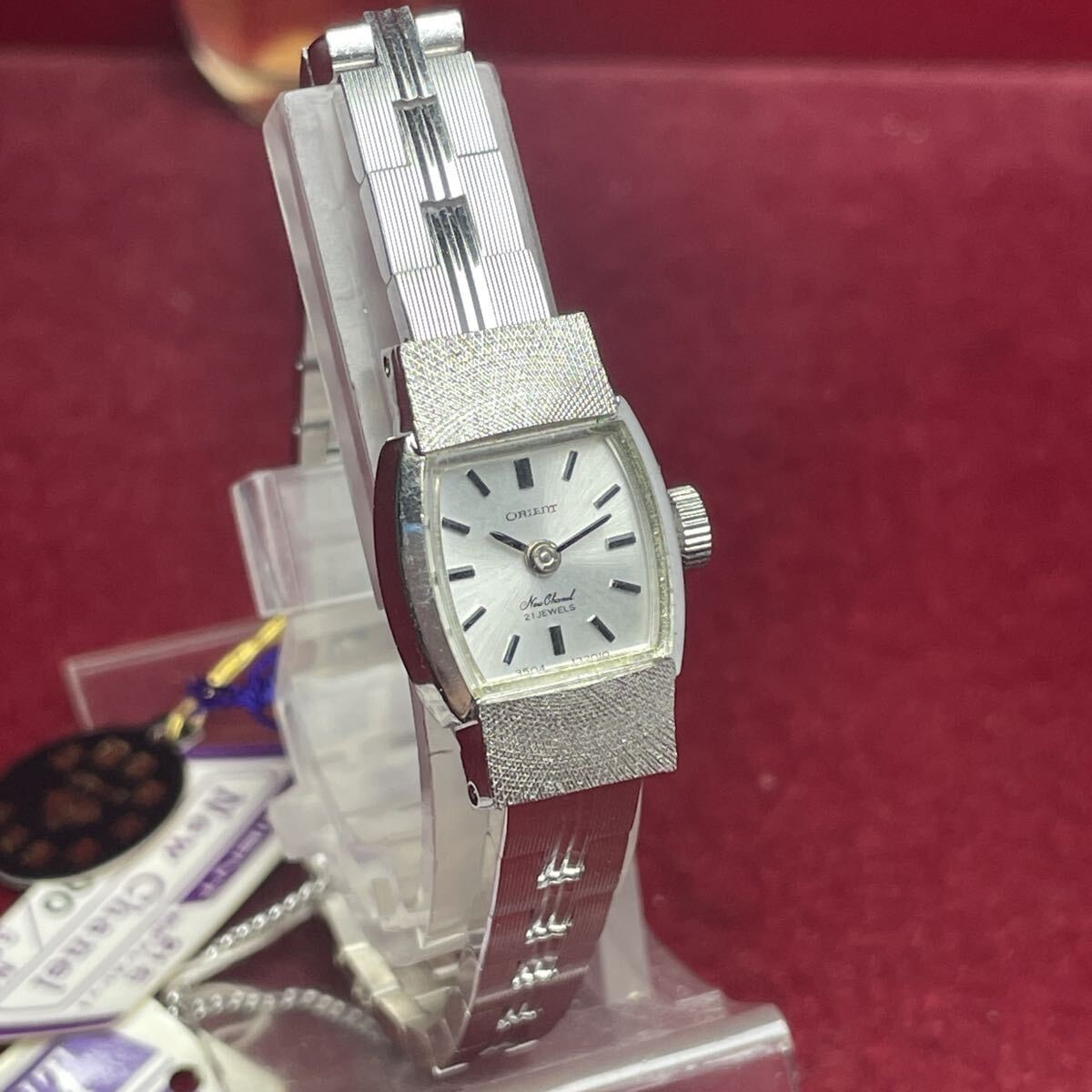 Good Condition ORIENT New Chanel 21 Jewels Hand Wound Vintage Antique Operationa