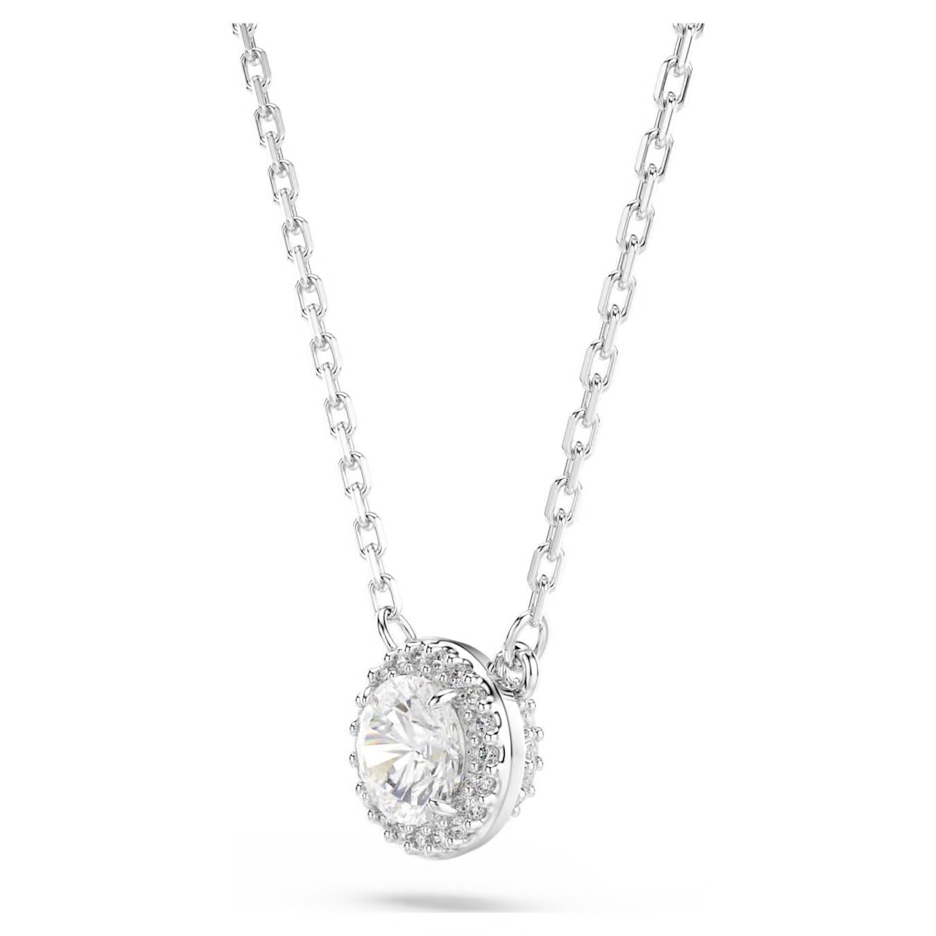 SWAROVSKI Una Angelic pendantRound cut, Pavé, White, Rhodium plated$ 139