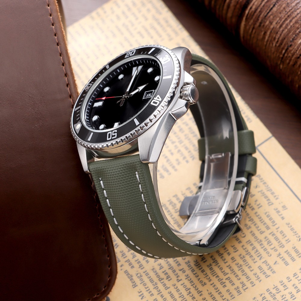 For Omega for Seiko Business Nylon Watch Strap 18/19/20/21/22mm Butterfly Buckle
