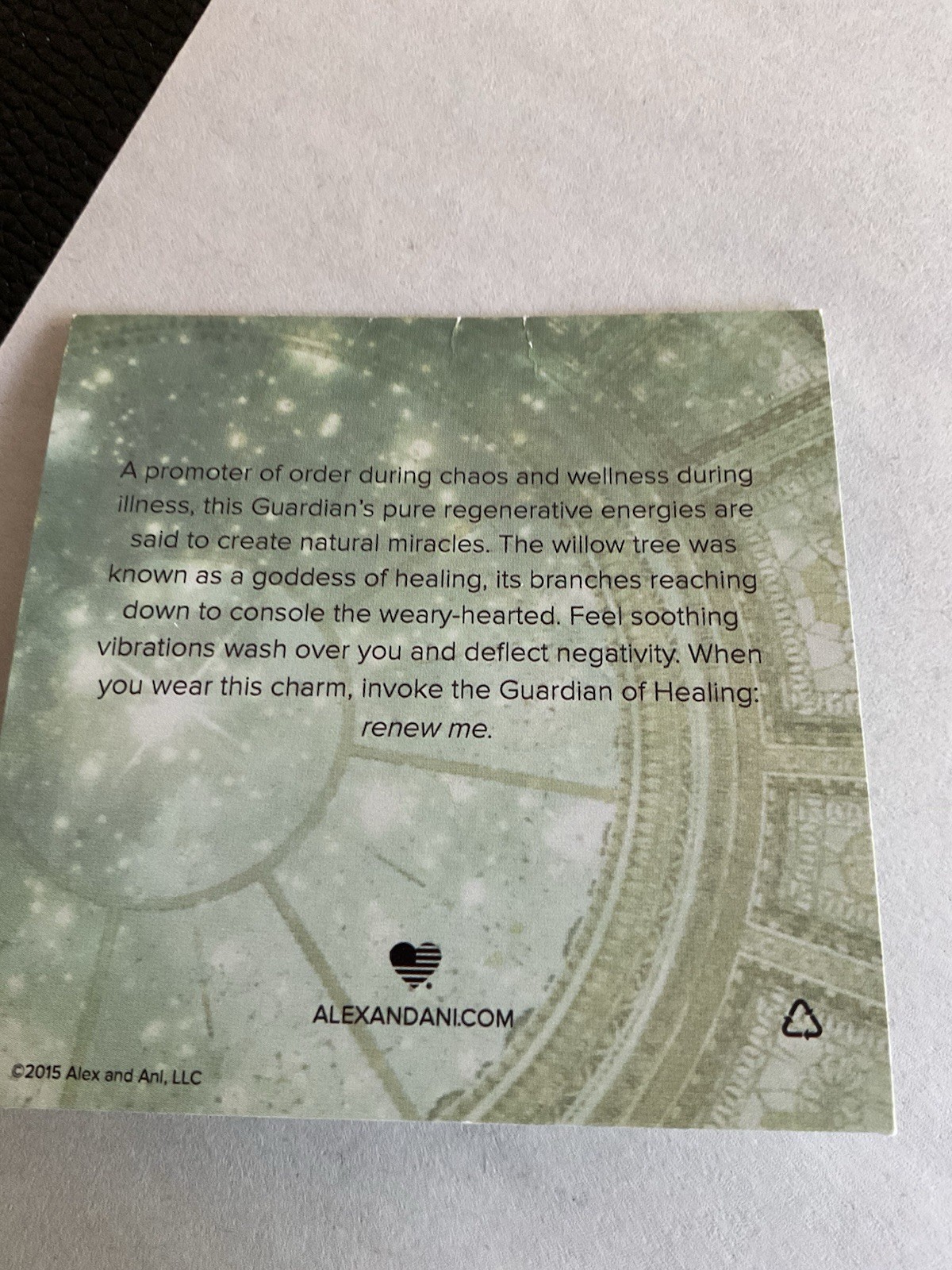 Alex & Ani Guardian Of Healing Adjustable Slide Necklace