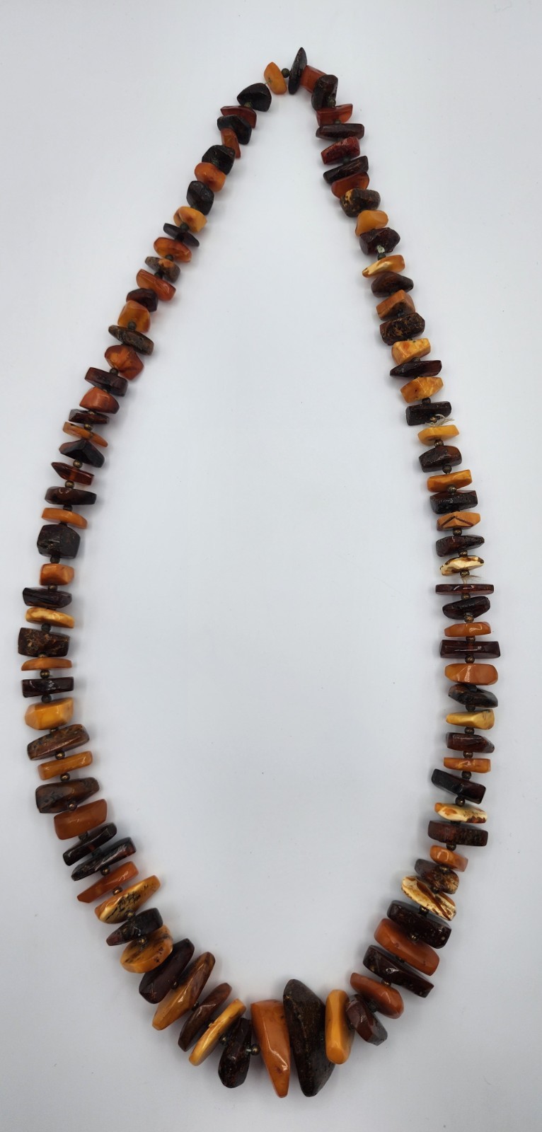 Vintage Graduated Genuine Baltic Amber W/ Butterscotch Multi Variation Necklace