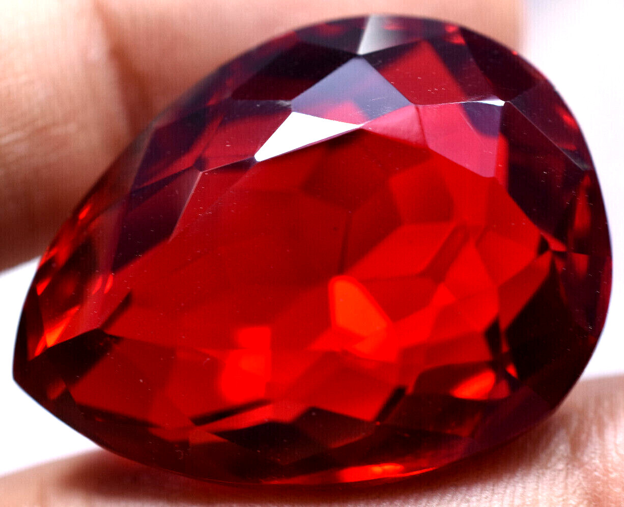 Lab Created 58.85 Ct Red Topaz Awesome Brazilian AAA+ Quality GGL Certified Gem