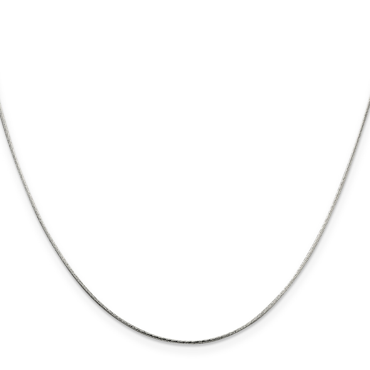 Sterling Silver Diamond-cut Snake Chain 16″ 18″ 20″ 22″ 24″ 30″ Inch Lengths