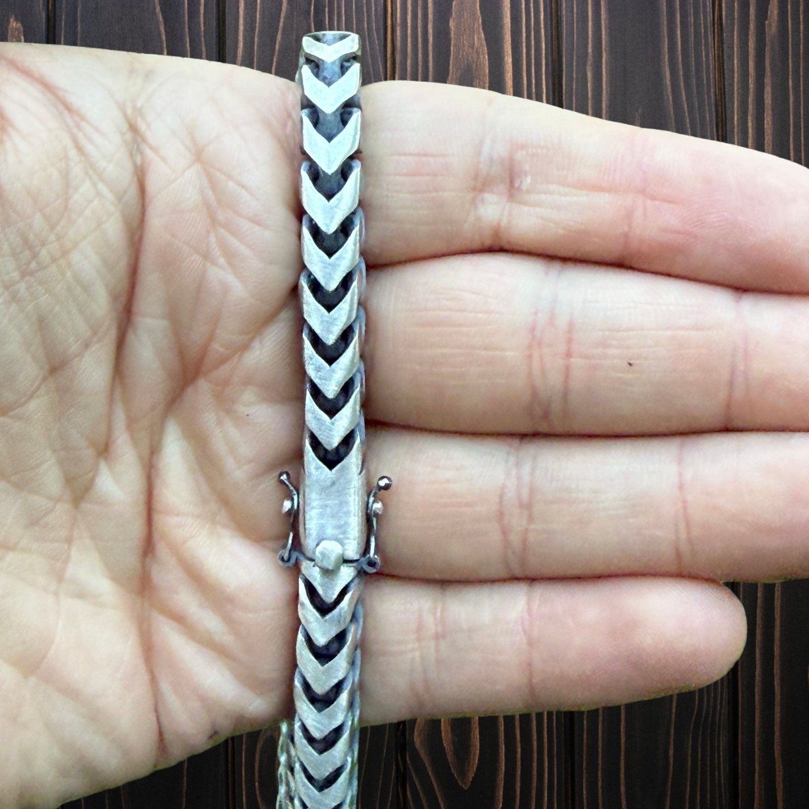 8mm Box Franco Chain Necklace – Solid 925 Sterling Silver Or Oxidized Rhodium