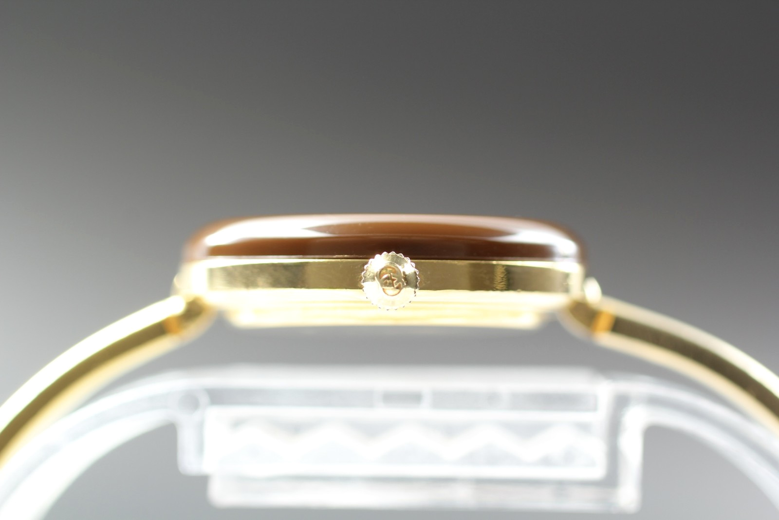 [Exc+5] Vintage GUCCI Change Bezel 1100-L 26mm Brown Gold Quartz Women’s Watch