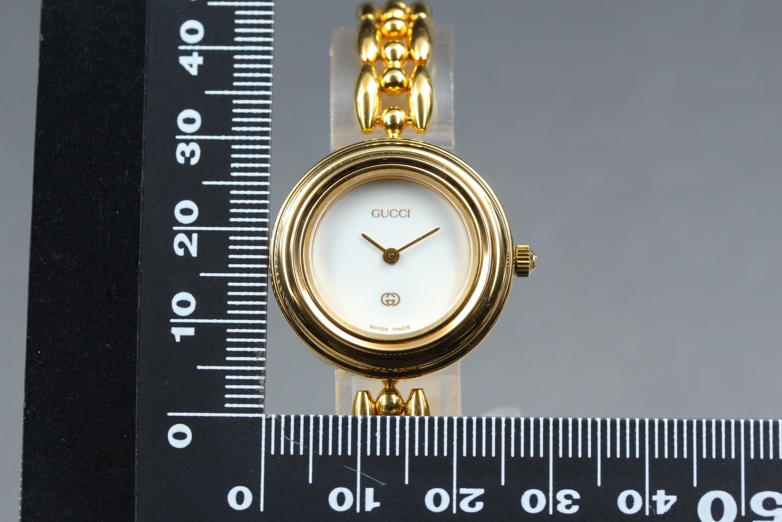 [Near MINT w/ Box] GUCCI 11/12.2 Change Bezel 6 Color Women’s Quartz Watch JAPAN
