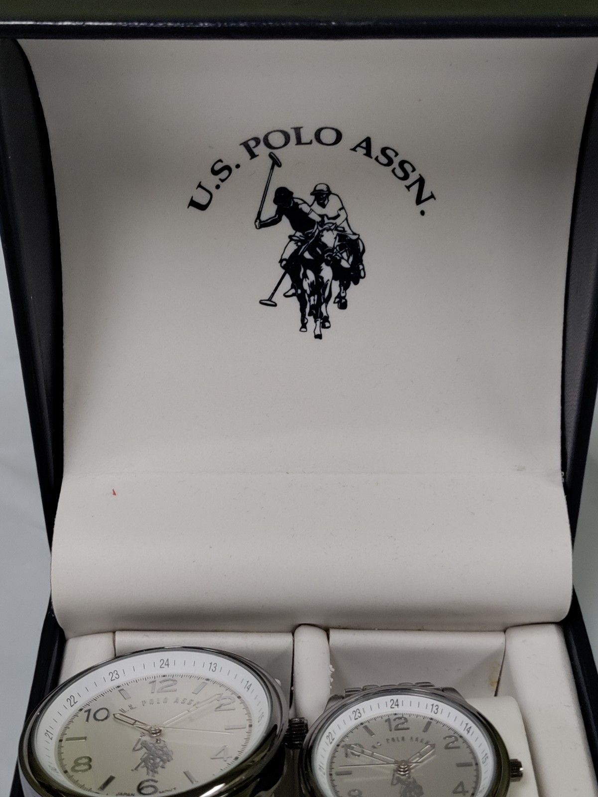 U.S. Polo Assn. His & Hers Watch Set, New in Box.