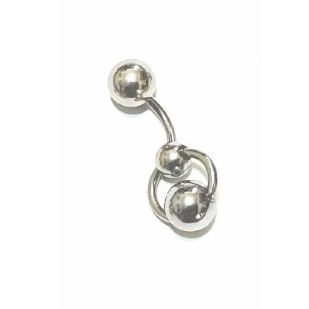 ALL LENGTH AVAILABLE; 2X8mm Surgical Steel Heavy Ball VCH Door Knocker Barbell.