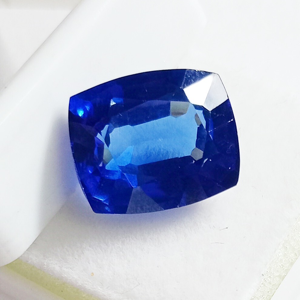 Natural Cushion Cut Tanzanite Blue 10+ Ct Loose Gemstone For Ring Making