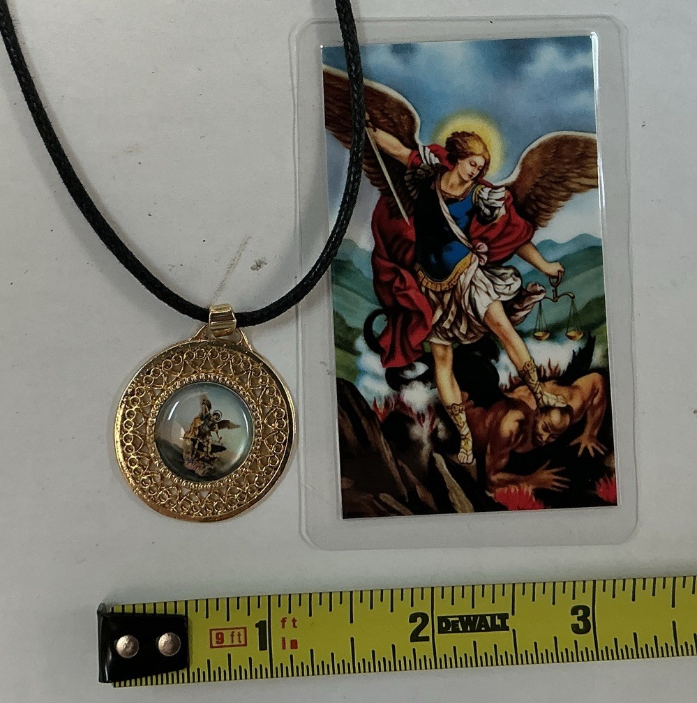 MEDAL OF SAINT MICHAEL, MEDALLA DE SAN MIGUEL ARCÁNGEL, MIRACULOUS,FAVOR