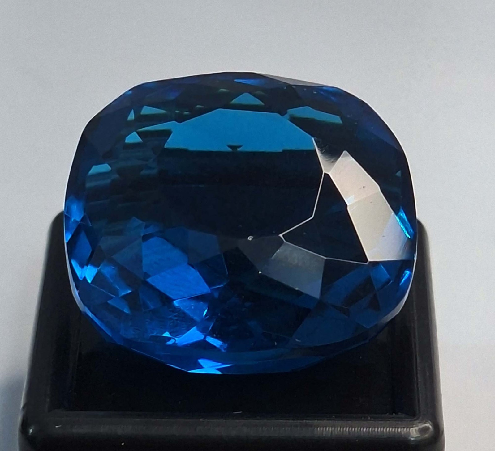 Blue Indicolite Tourmaline Natural Cushion Cut 58-60 Ct Loose Gemstone SP214