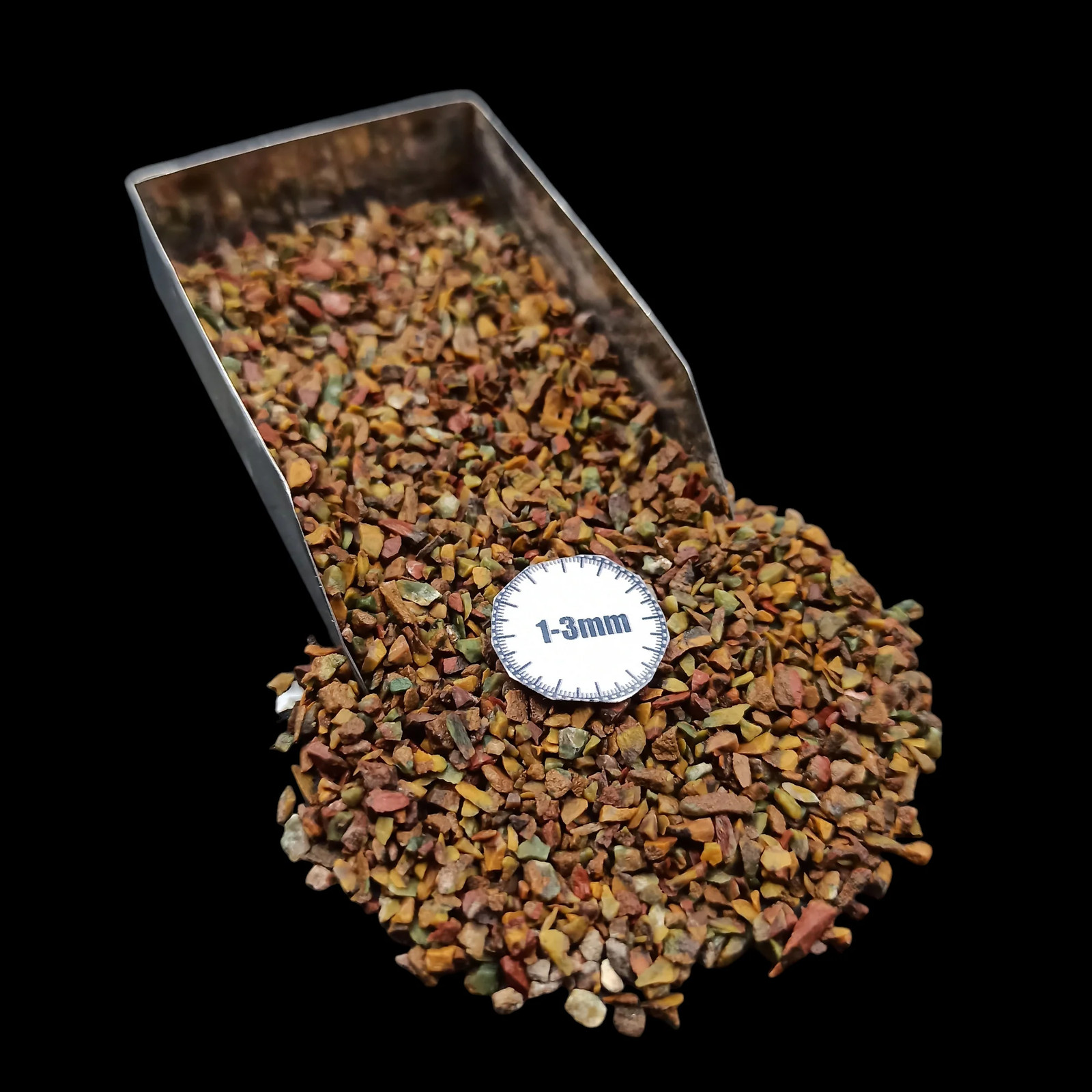 Fruit Jasper Crushed Gemstone 1-3mm for Mosaic Resin Projects