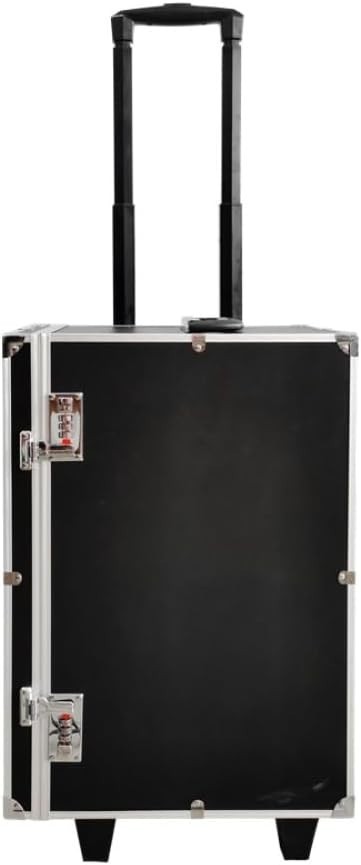 Rolling Jewelry Trolley Case with Drawers Sturdy Case for Travel and Vendor Show