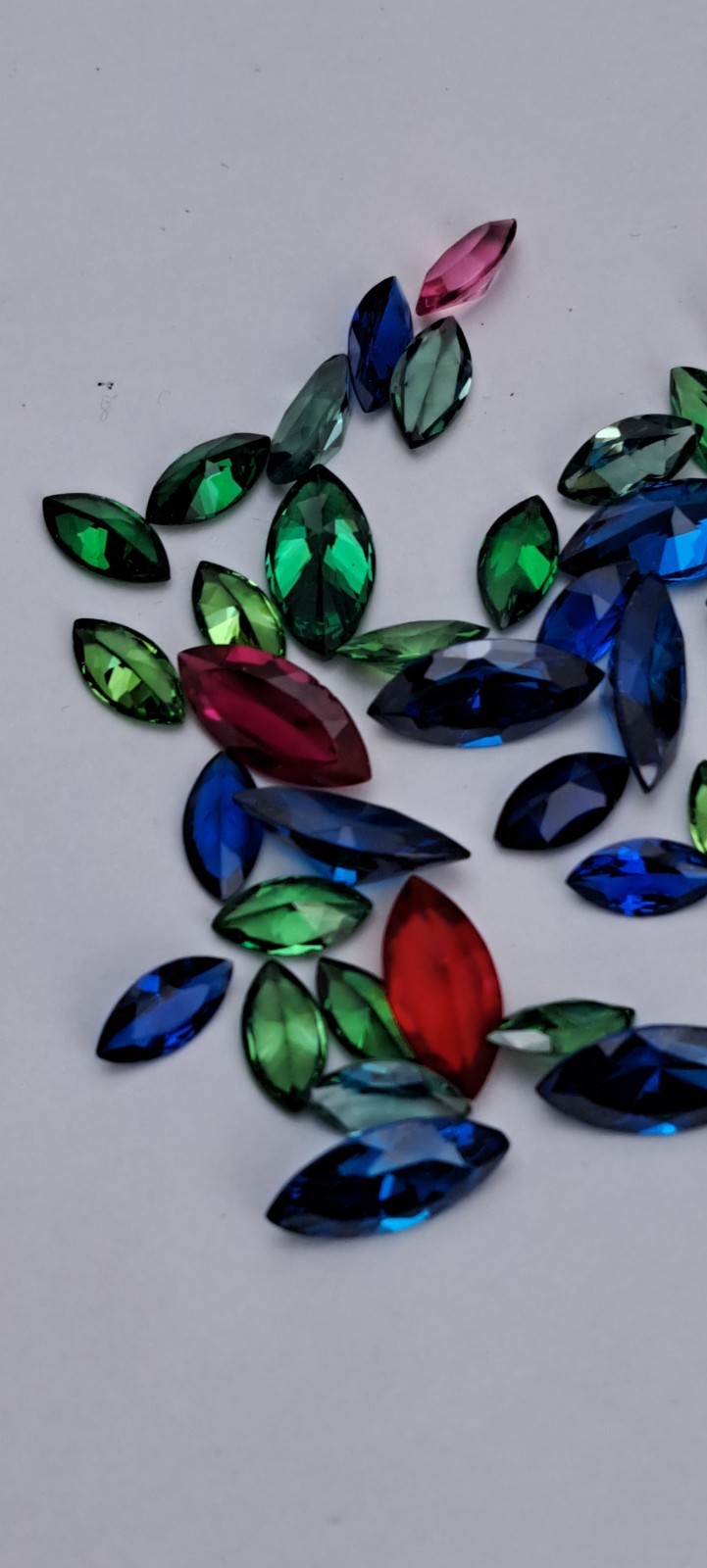 55 Carats Marquise Color Stones Assorted Sizes & Colors