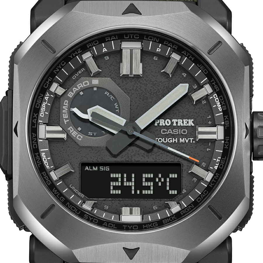 Casio PRO TREK PRW-6900YB-3JF Atomic Solar CORDURA Cloth Band JDM