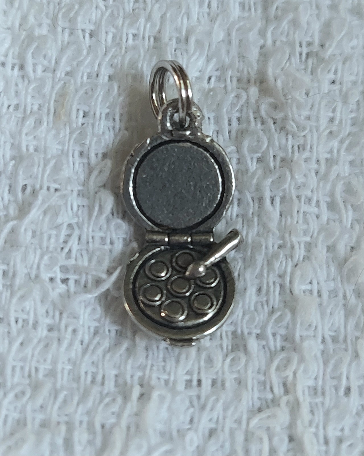 “Compact” Pewter Charm New