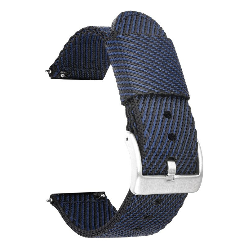 18mm 20mm 22mm Weave Nylon Watch Strap 24mm Watchbands Quick Release Wrist Band