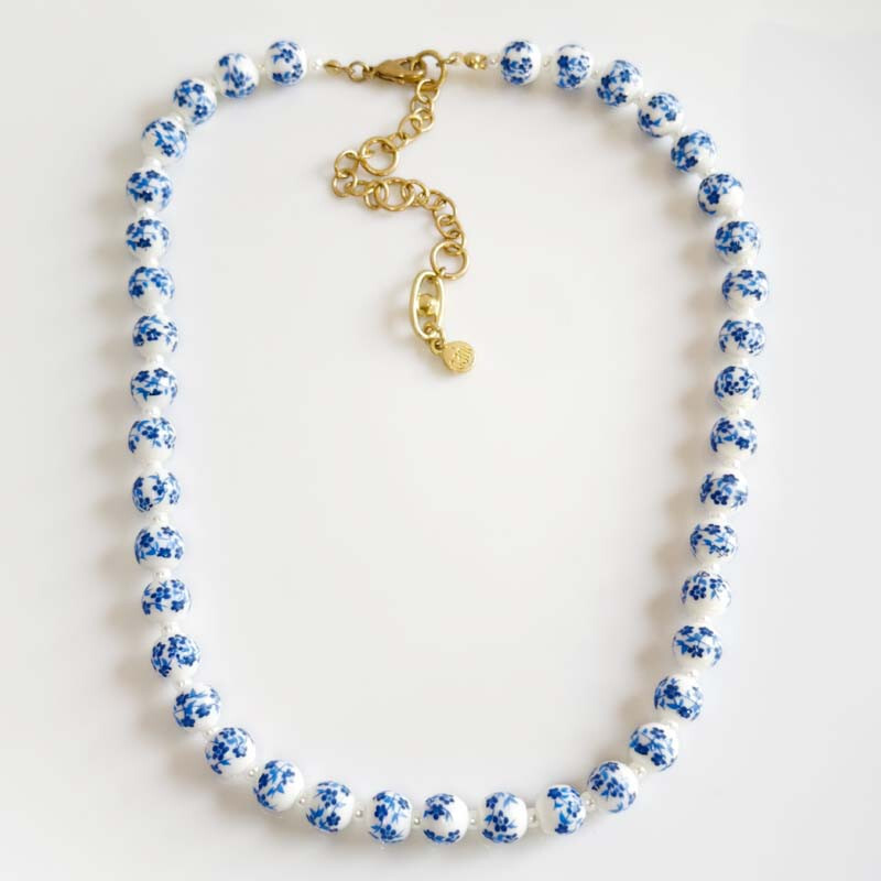 New 16″ Cabi Ceramic Beads Necklace Gift Fashion Women Party Holiday Jewelry