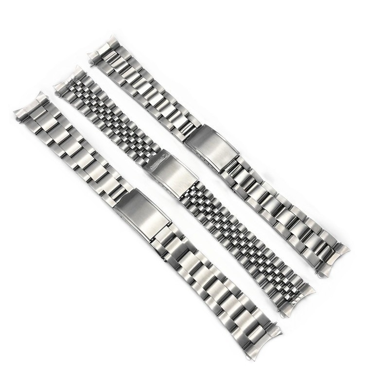 For Seiko 5 Solid Stainless Steel Watch Band Straps Mens Bracelet 18 19 20 21mm