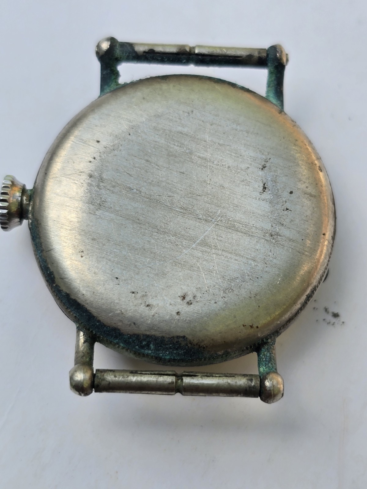 Hampden Wrist Watch WW 1 Trench Silver Tone Parts/Repair – 30mm – 15mm Lug