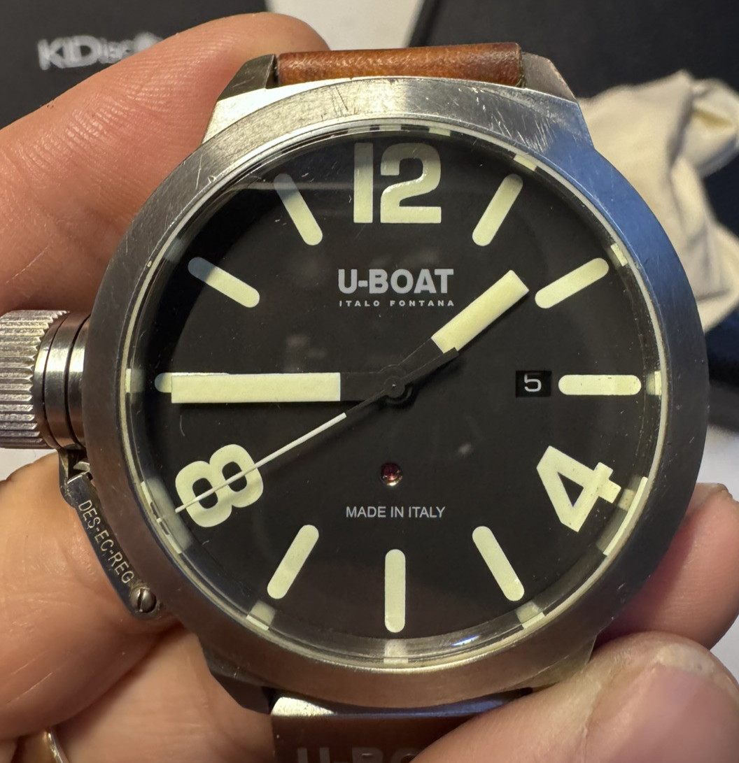 Vintage 45mm Italo Fontana U-Boat Classico AS/45 Canteen Automatic Wristwatch