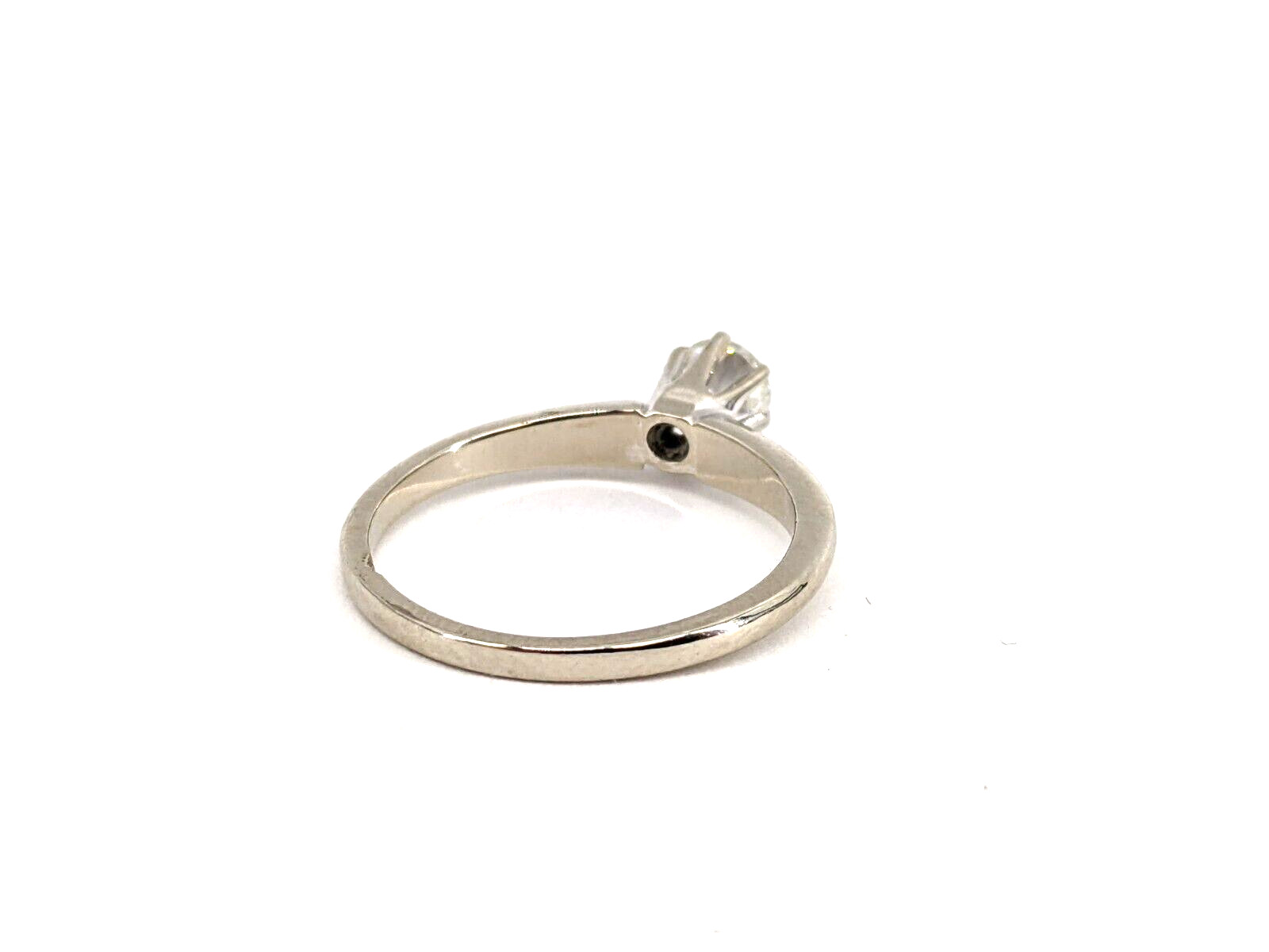 18KT White Gold 2.19g Single Diamond Ring Size 5, 0.27cttw Approx.