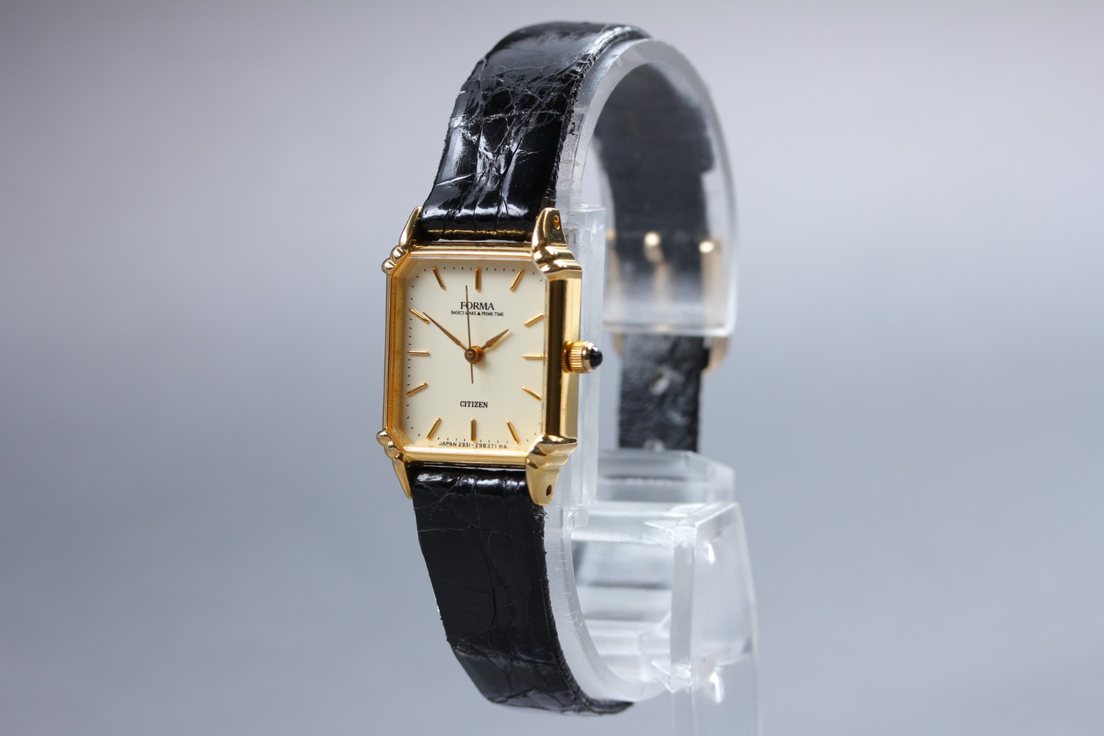 CITIZEN Forma 2931-293819 TA Gold Tank Ladies Qz Watch Vintage Near MINT JAPAN
