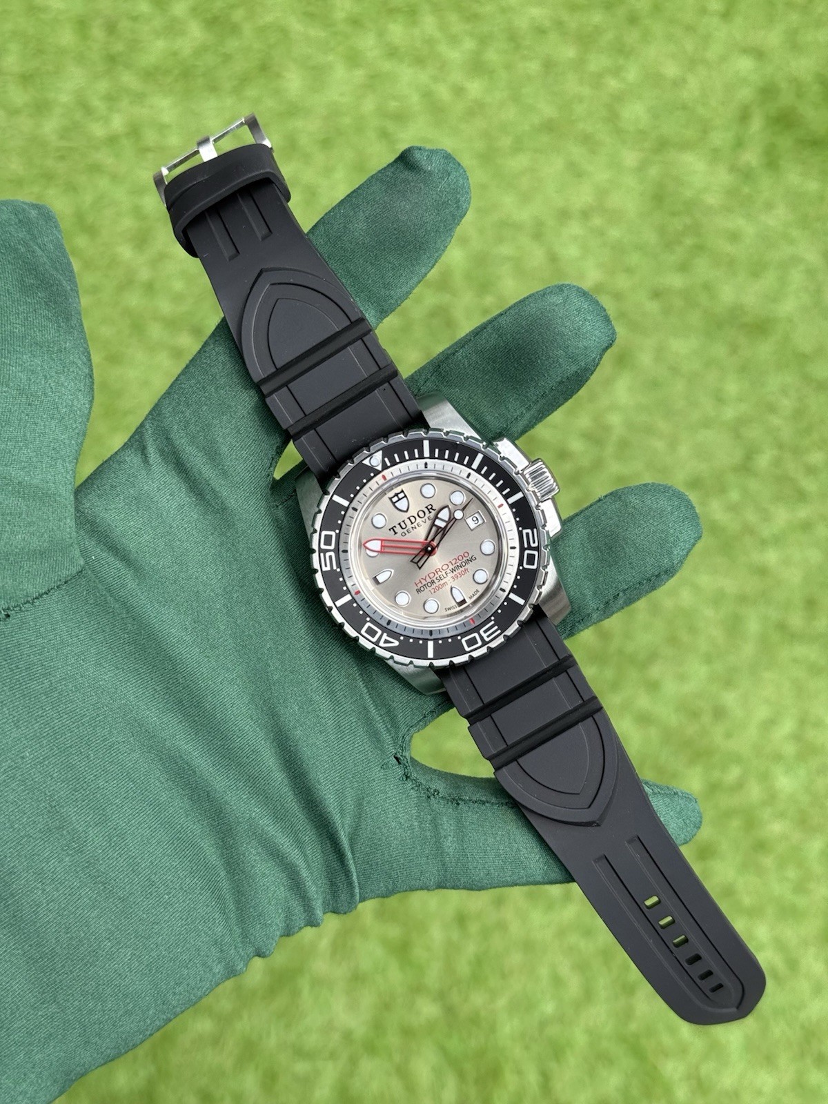Tudor Hydronaut 1200 45.5mm Stainless Steel Silver Dial Ref. 25000 Watch