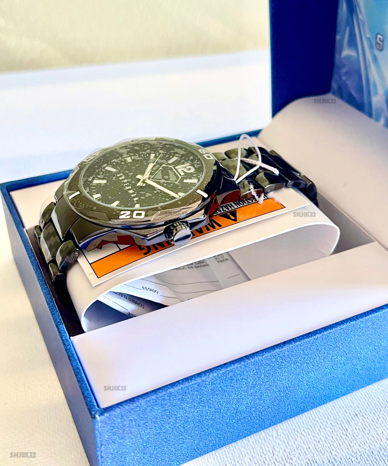 SUPERMAN DC Comics Accutime Collector’s Watch Gunmetal Finish 2025 (NEW IN BOX)