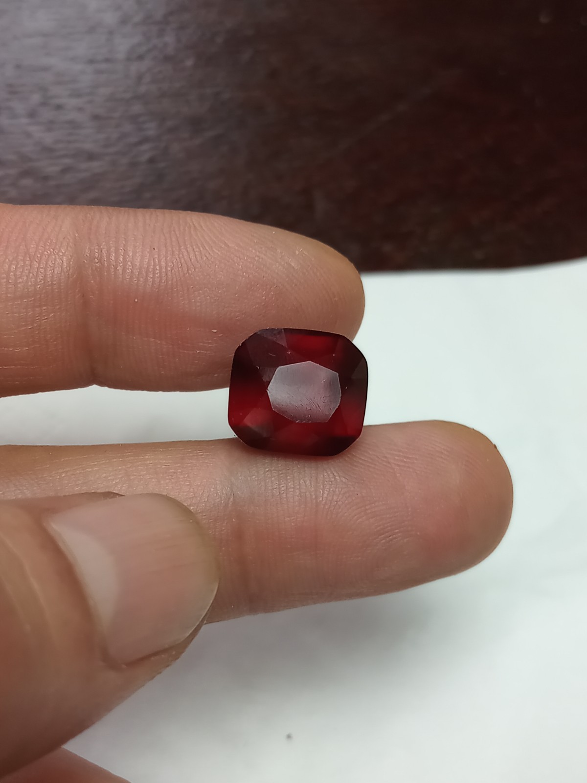 12.30 ct Natural Hessonite garnet unheated, loose gemstone 12.8×11.7x9mm