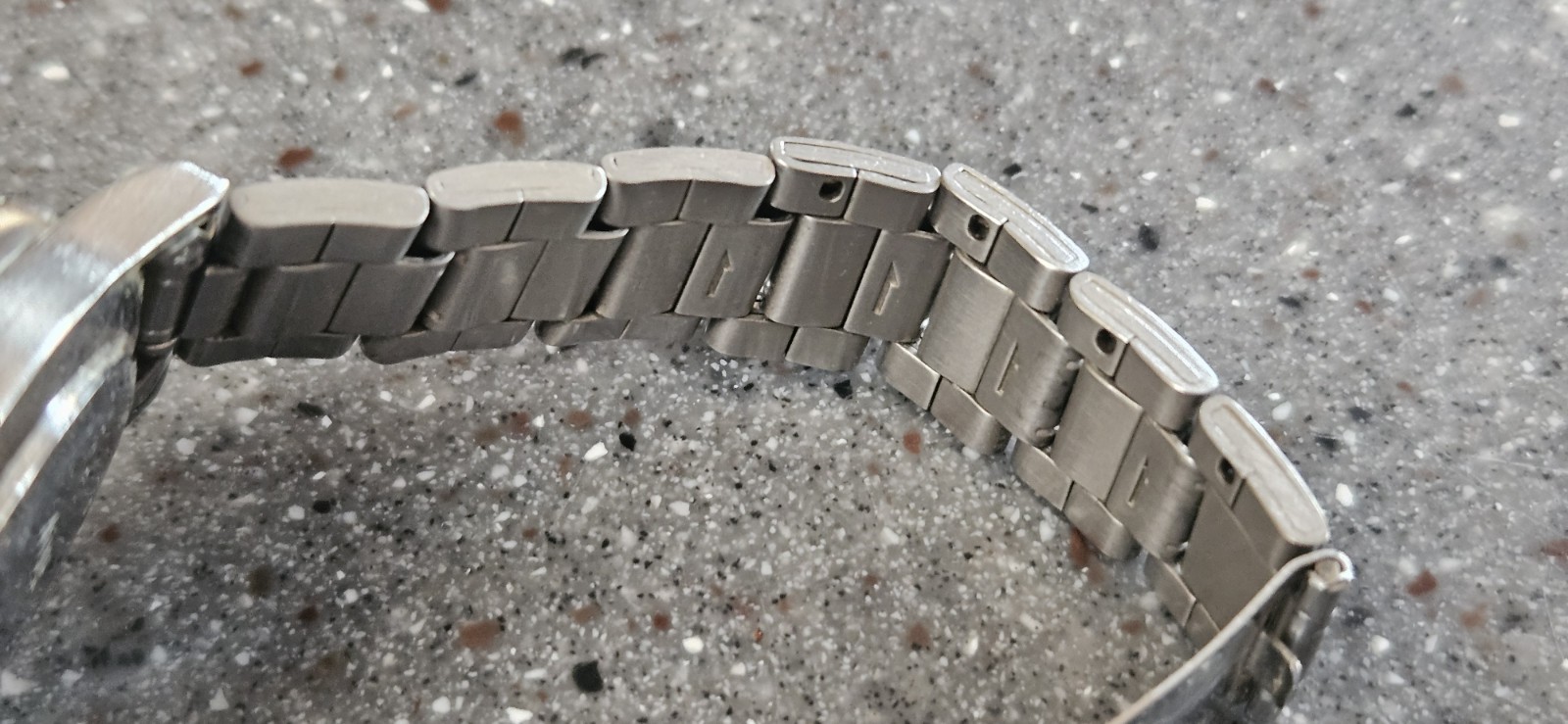 Acqua by Timex Quartz Watch Men 30m Silver Fixed Bezel Analog New Battery