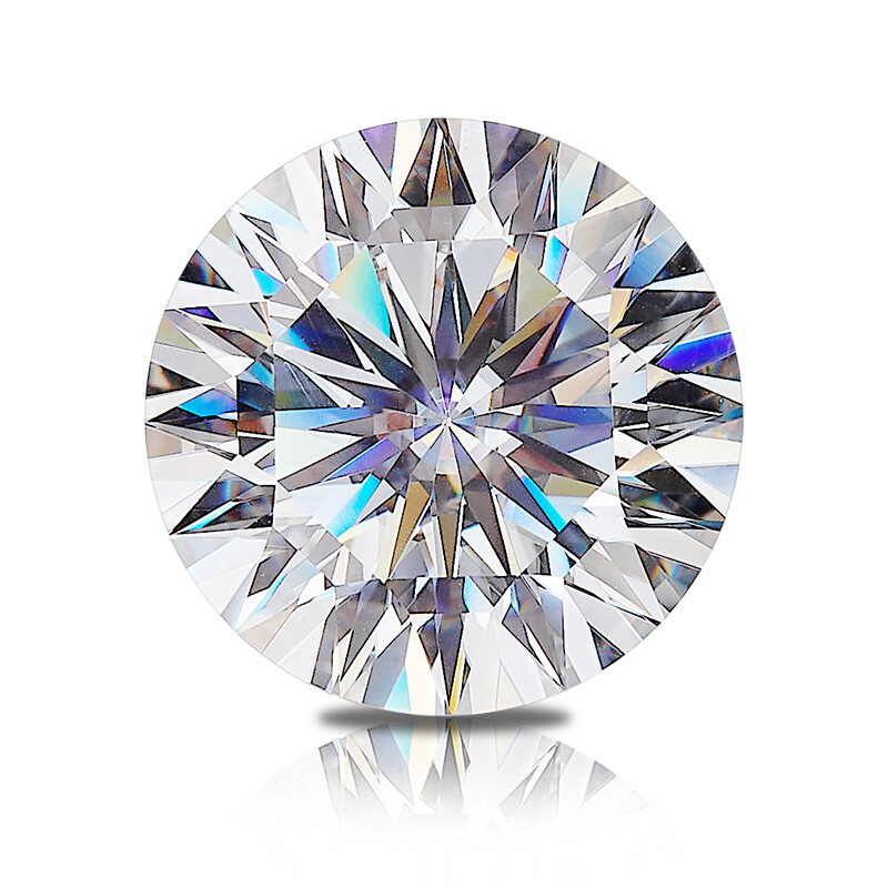 3mm~15mm White Loose Moissanite Stone D Color Round 16H16A VVS1 With Certificate