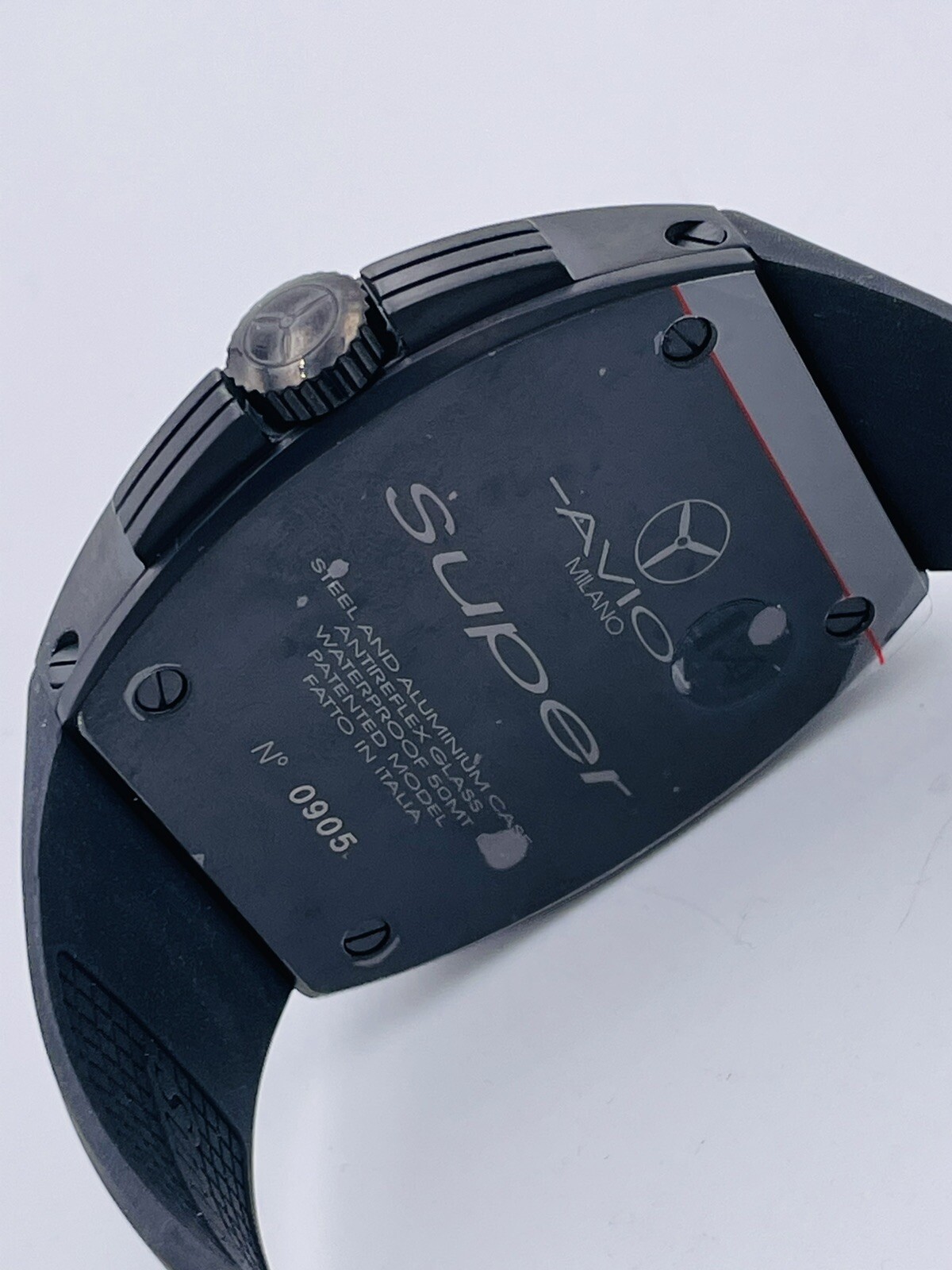 Avio Milano Steel Made in Italy Watch 6495KO/378 44mm Very Discounted New