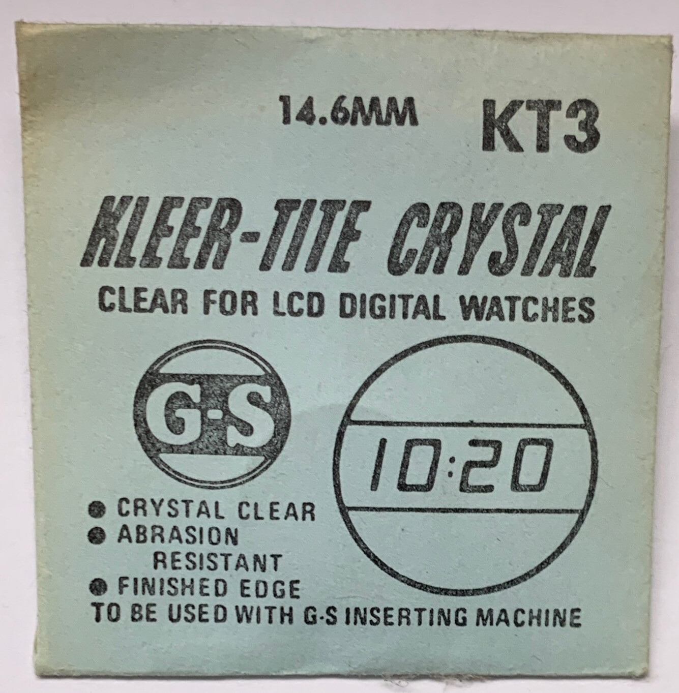 Original NOS G-S “KT” Wristwatch Crystals Many – Variations Available!