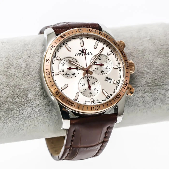 Optima – Swiss Chronograph – OSC432-SRL-1 Swiss Quartz Ronda 45 mm OSC432 50