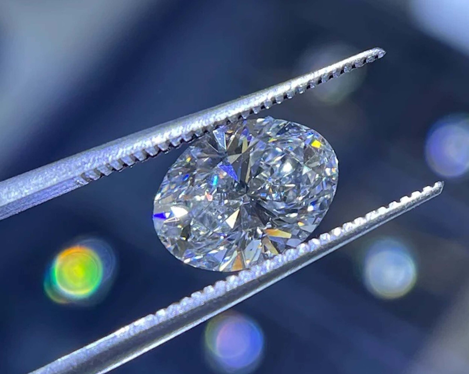 EGL Certified 2.8Ct Lab-Grown CVD Diamond Oval Cut D Color VVS1 Clarity Gem 5NSP